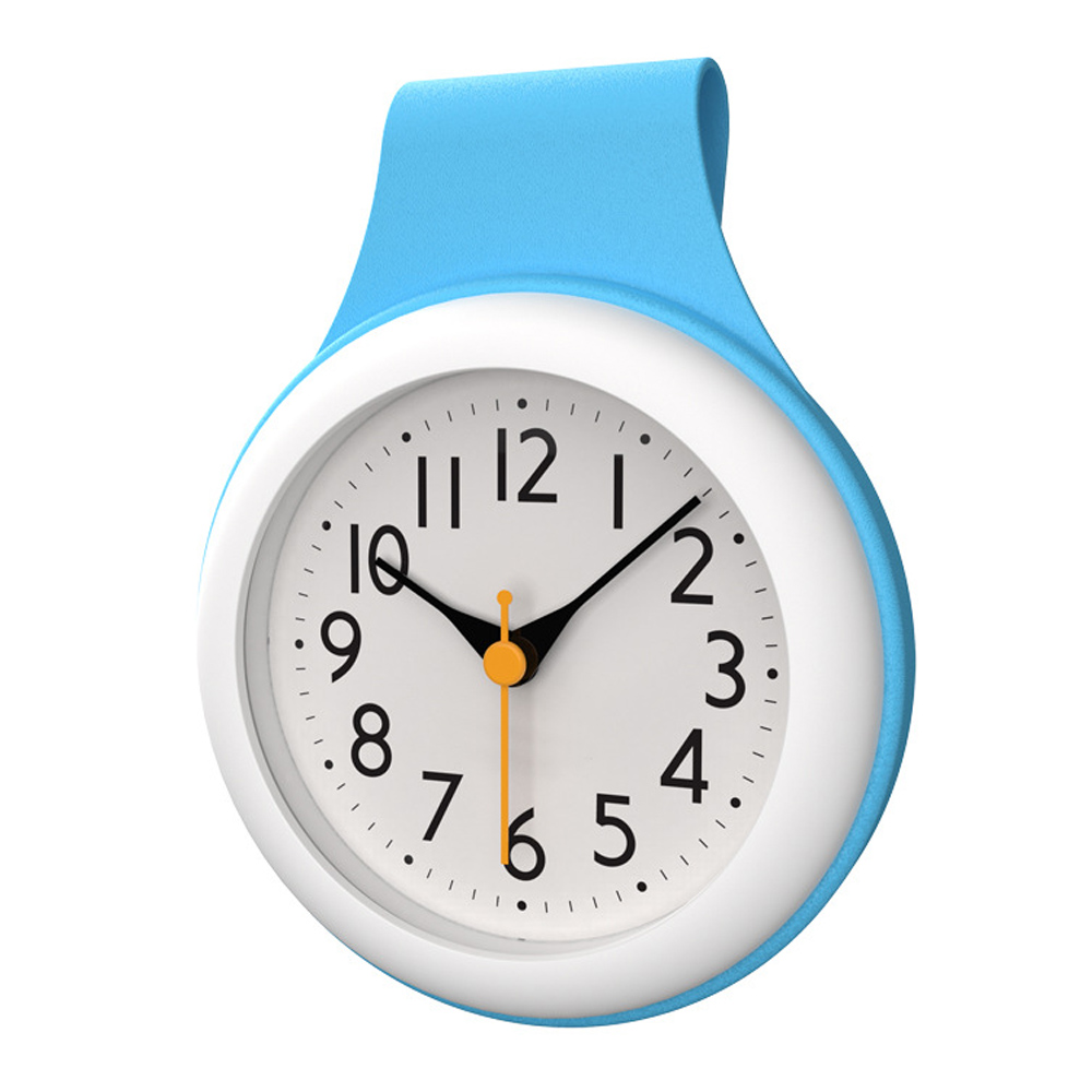 TK Reloj digital silencioso resistente al agua para cocina y baño
