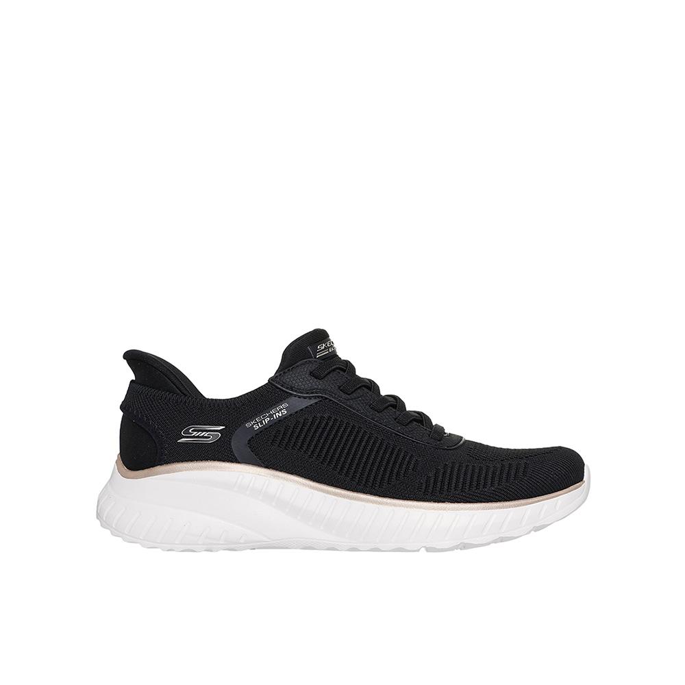 Zapatillas Skechers Bobs Squad Chaos Negro Mujer 87475
