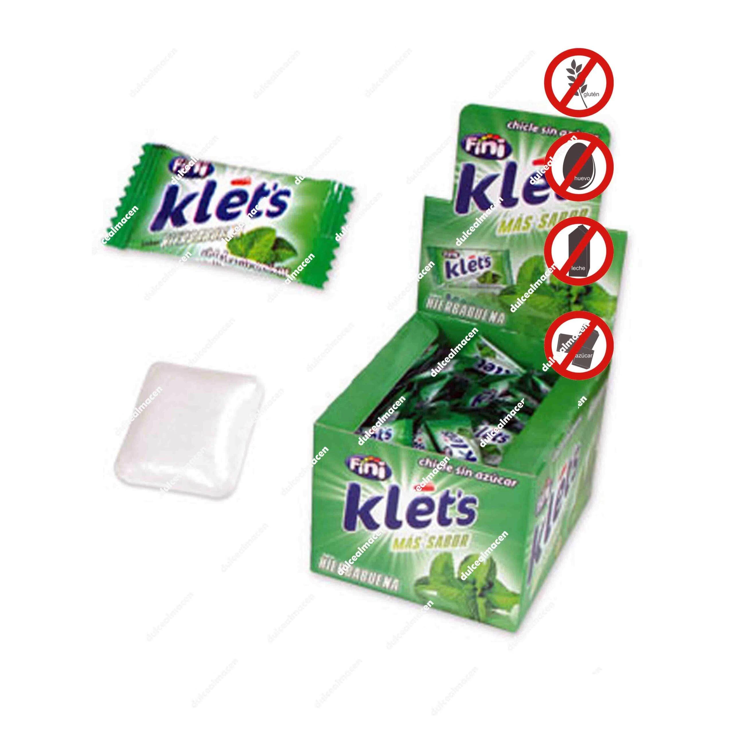 Fini Klets Hierbabuena Sin Azúcar 200 uds | Chicles