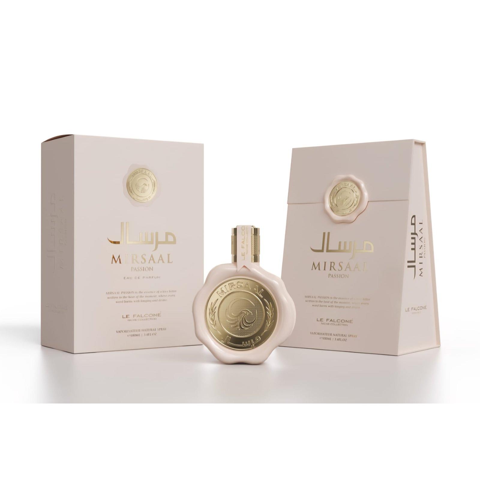 Colección Mirsaal by Le Falcone Perfumes : Mirsaal Love Letter | Mirsaal Passion | Mirsaal Valentine Eau de Parfum en 100ml