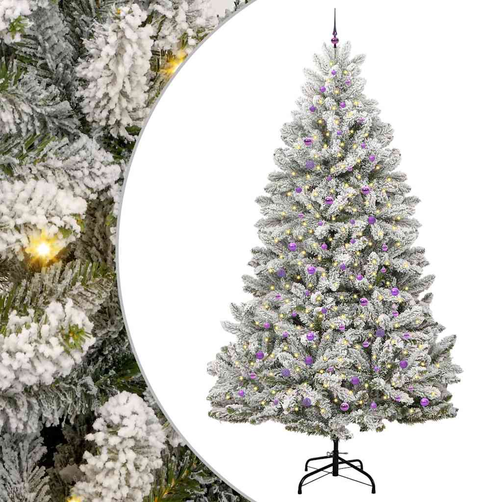 vidaXL Árbol de Navidad artificial 300 cm 300 LED Blanco Cálido