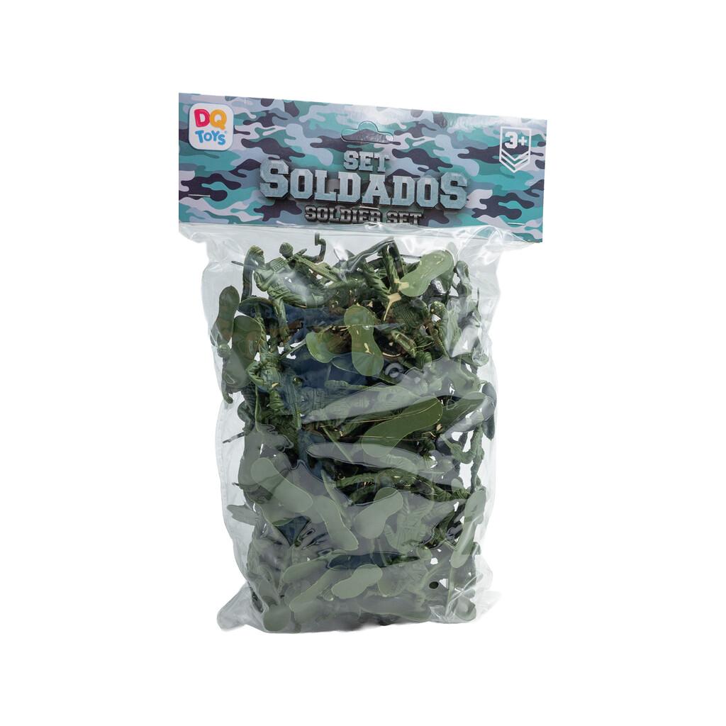 Set Soldados de Plástico de Color Verde Universos y figuras en miniatura DQTOYS