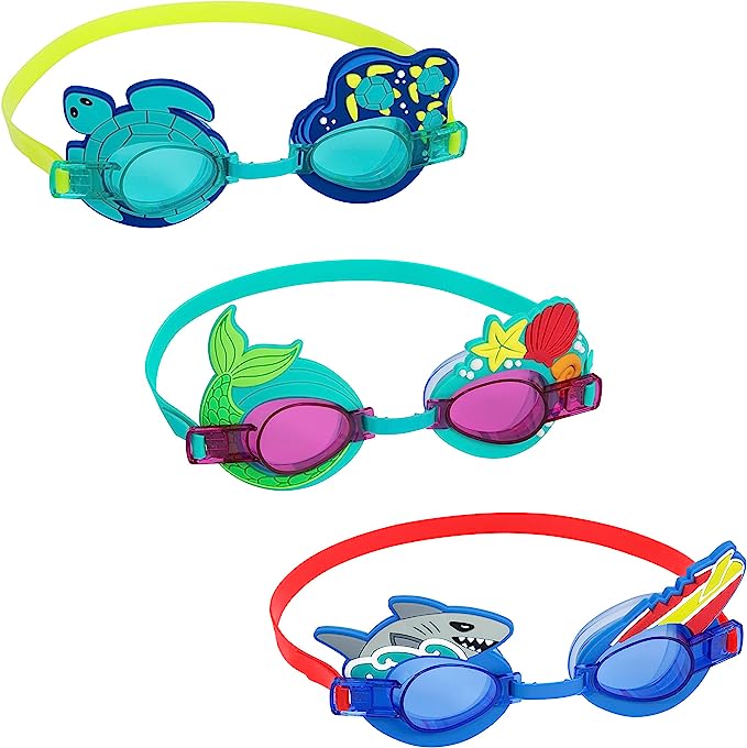 Gafas de Natación Bestway para Niños/adultos Protección UV, Ajuste Cómodo Color Surtido 1 unidad