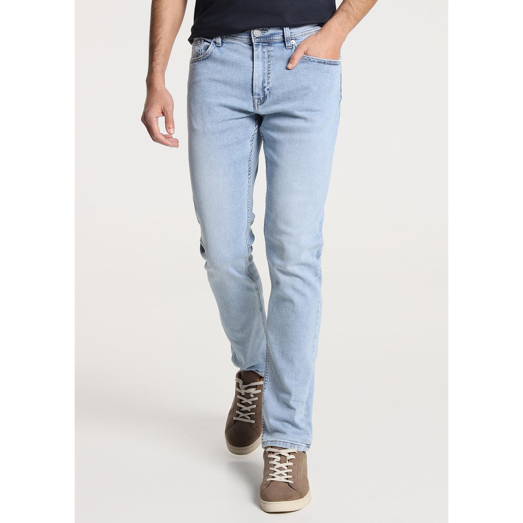 SIX VALVES - Jeans Regular Light Bleach - Tallaje en Pulgadas- Tallaje en Pulgadas