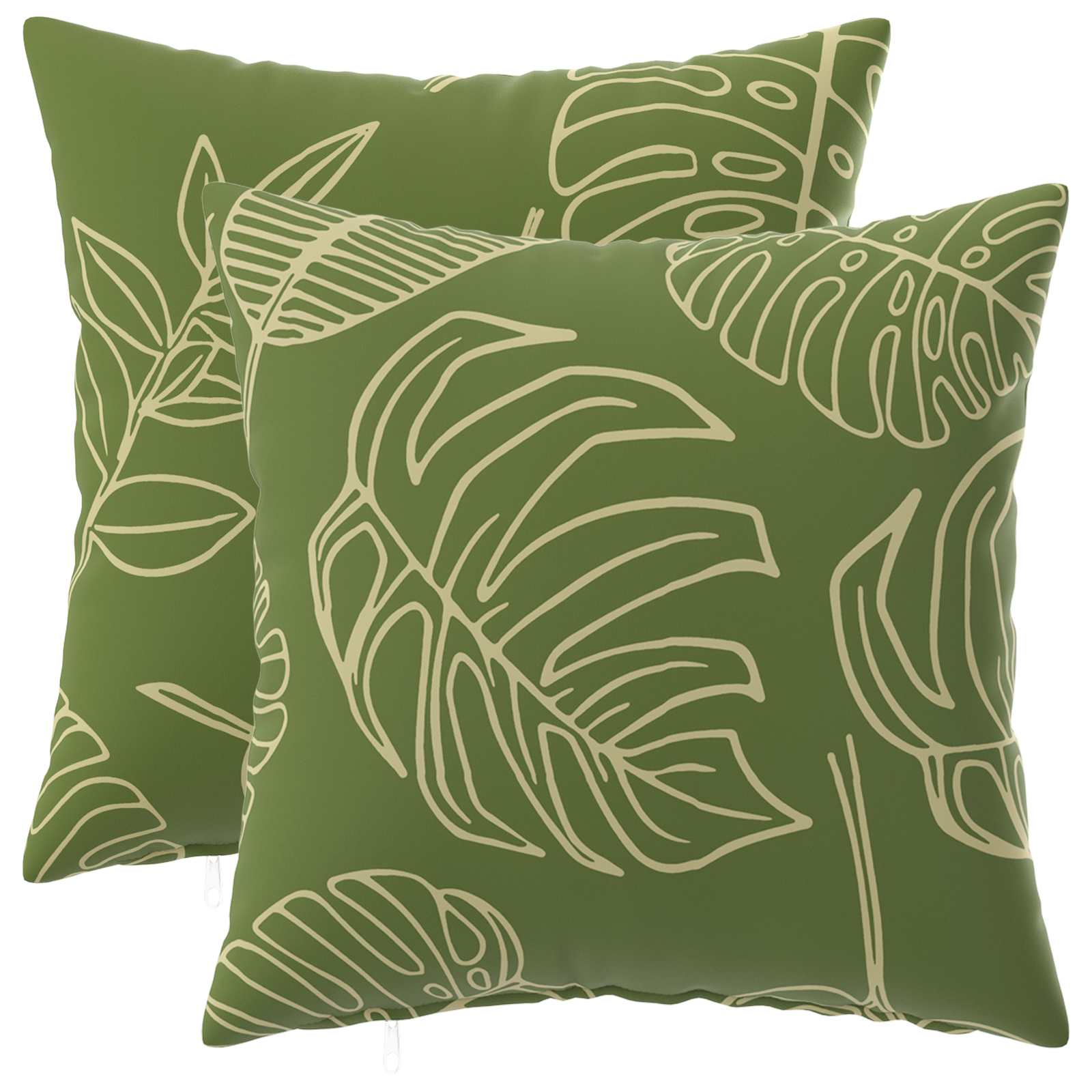 vidaXL Funda de almohada 2 uds. HEERLEN 40 x 40 cm Poliéster Multicolor