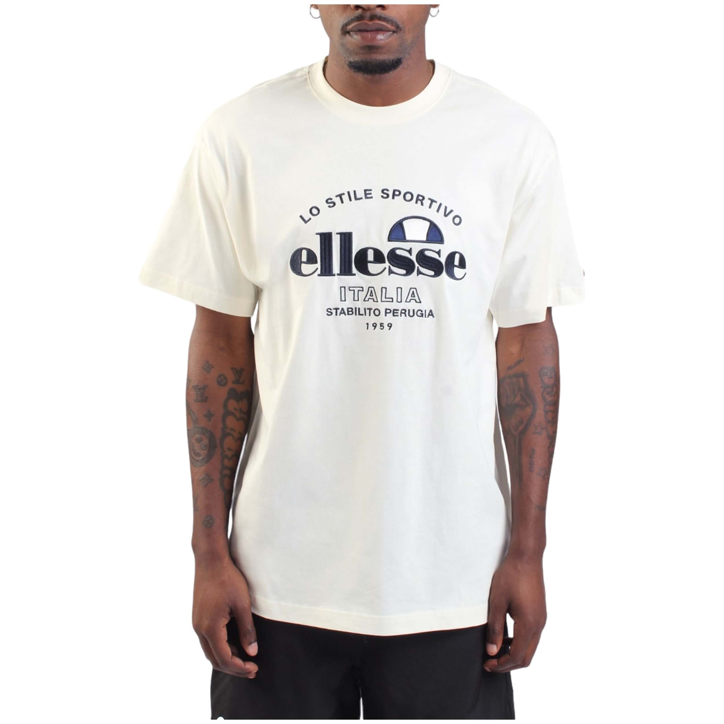 Camiseta marca Ellesse modelo Shv20203-904 para hombre en color blanco