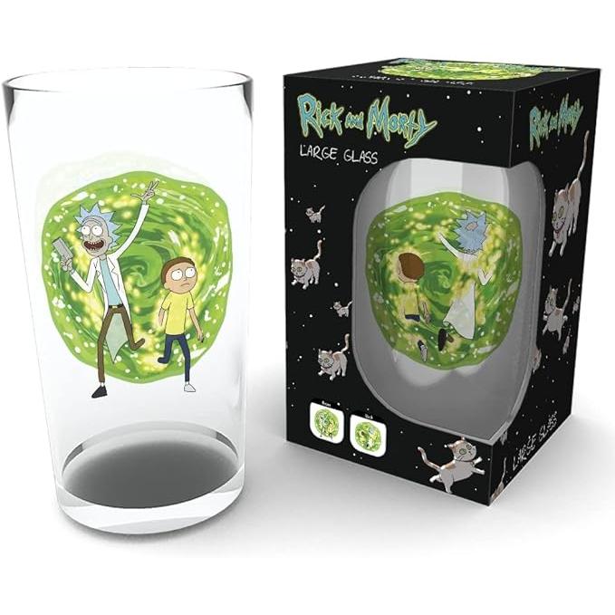 Rick&Morty Grupo Erik Vaso de Cristal Rick y Morty Portal 600 ML