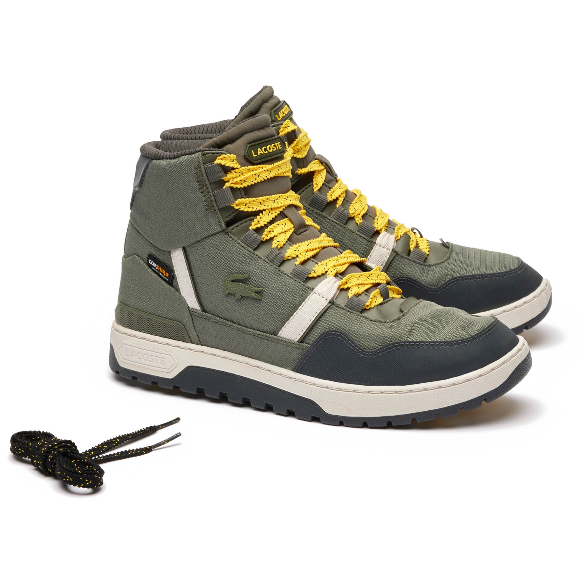 LACOSTE Zapatillas altas para hombre - T-CLIP WINTER MID Color Block Sneakerboots, Textil T-CLIP WNTR MID 223 1 SMA