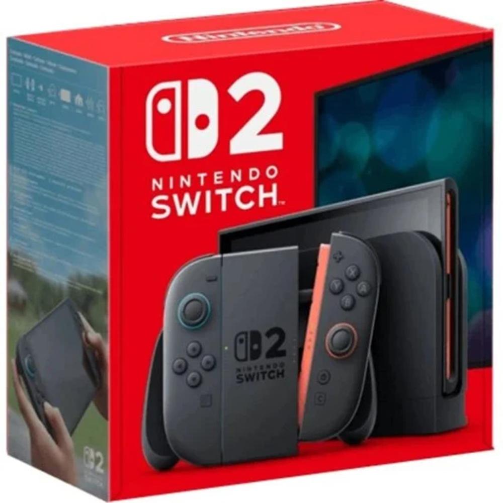 NUEVO MODELO CONSOLA NINTENDO SWITCH 2 / BATERÍA EXTRAÍBLE / PANTALLA 7.9'' LCD 120HZ / MEMORIA 256GB / TARJETA MICROSD EXPRESS / LAN / WIFI 6 / BLUETOOTH / 3 AÑOS GARANTÍA NINTENDO ESPAÑA / CAJA SELLADA CON EL PRECINTO DE FÁBRICA / VERSIÓN EUROPEA - ES