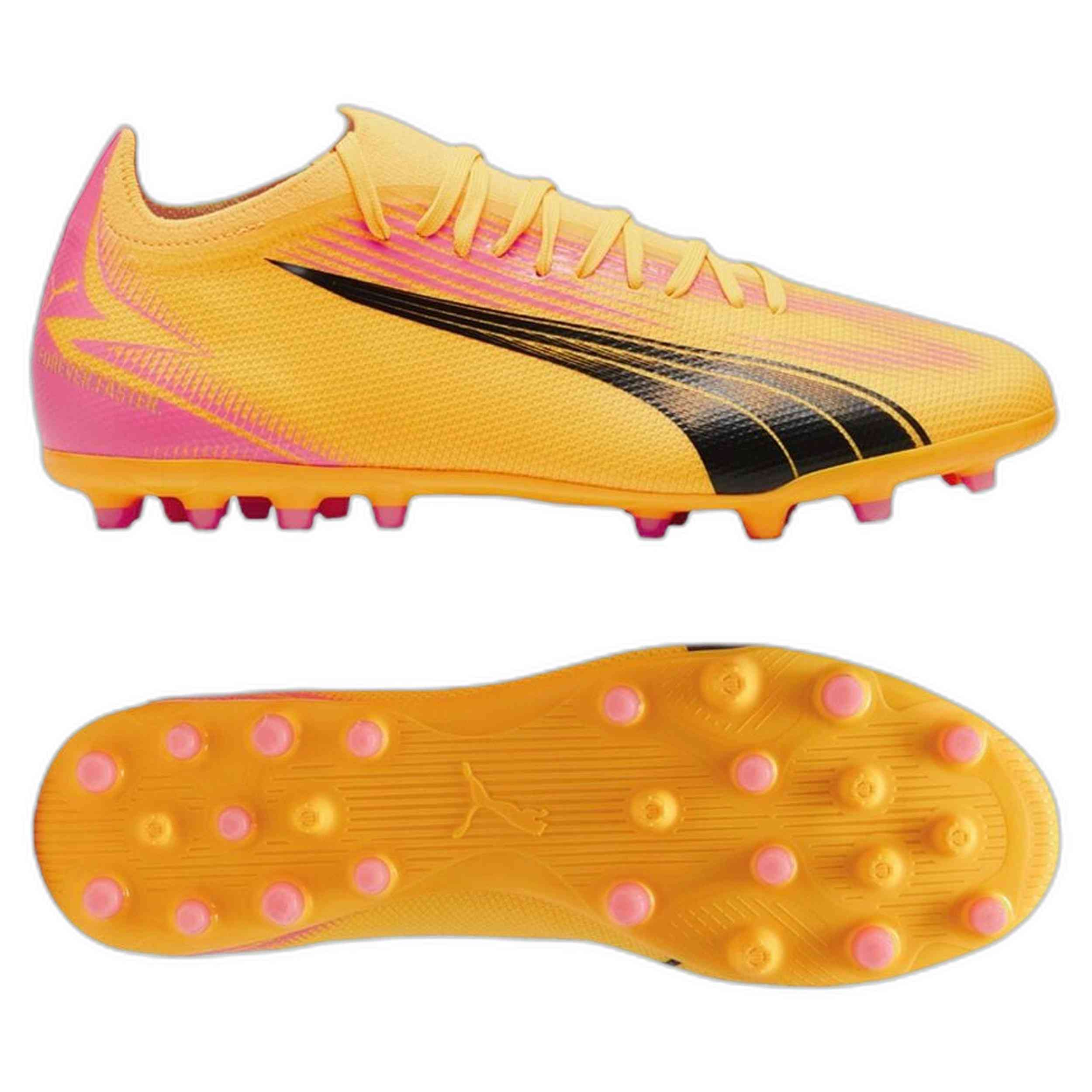 Zapatillas marca Puma modelo 107756-03 para hombre en color naranja