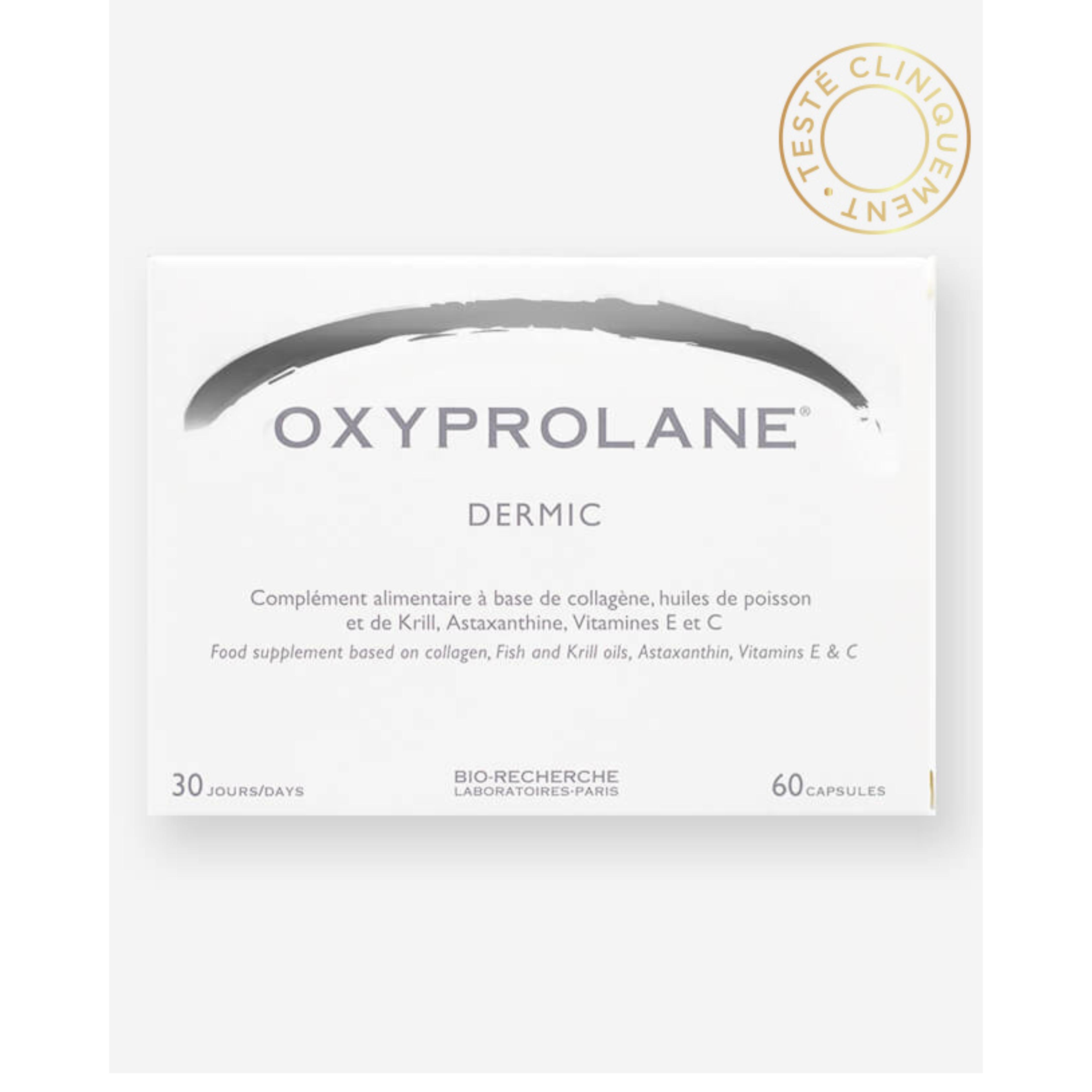 1337 Pharma Oxyprolane Dermic - Suplemento Dietético para Estimular la Síntesis de Colágeno y ácido Hialurónico