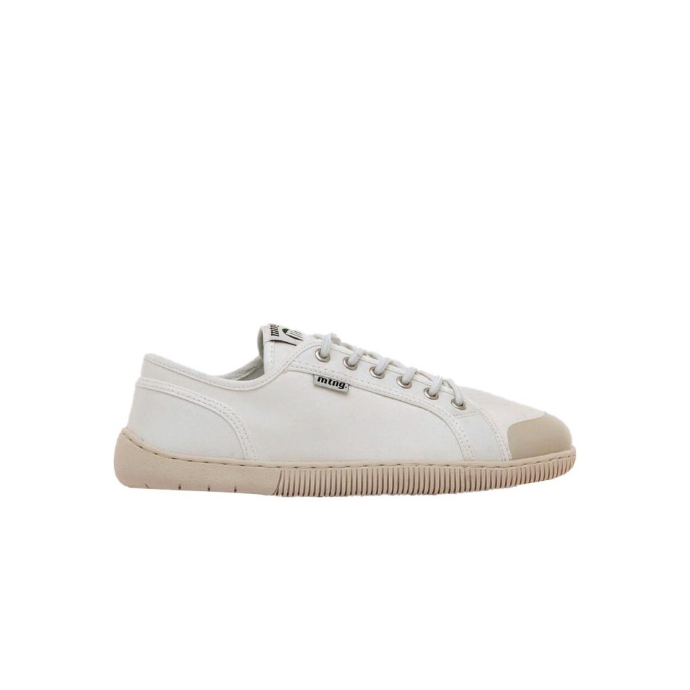 Mustang - Zapatillas barefoot mujer modelo 60944, zapatillas planas para mujer con suela flexible y diseño minimalista blanco