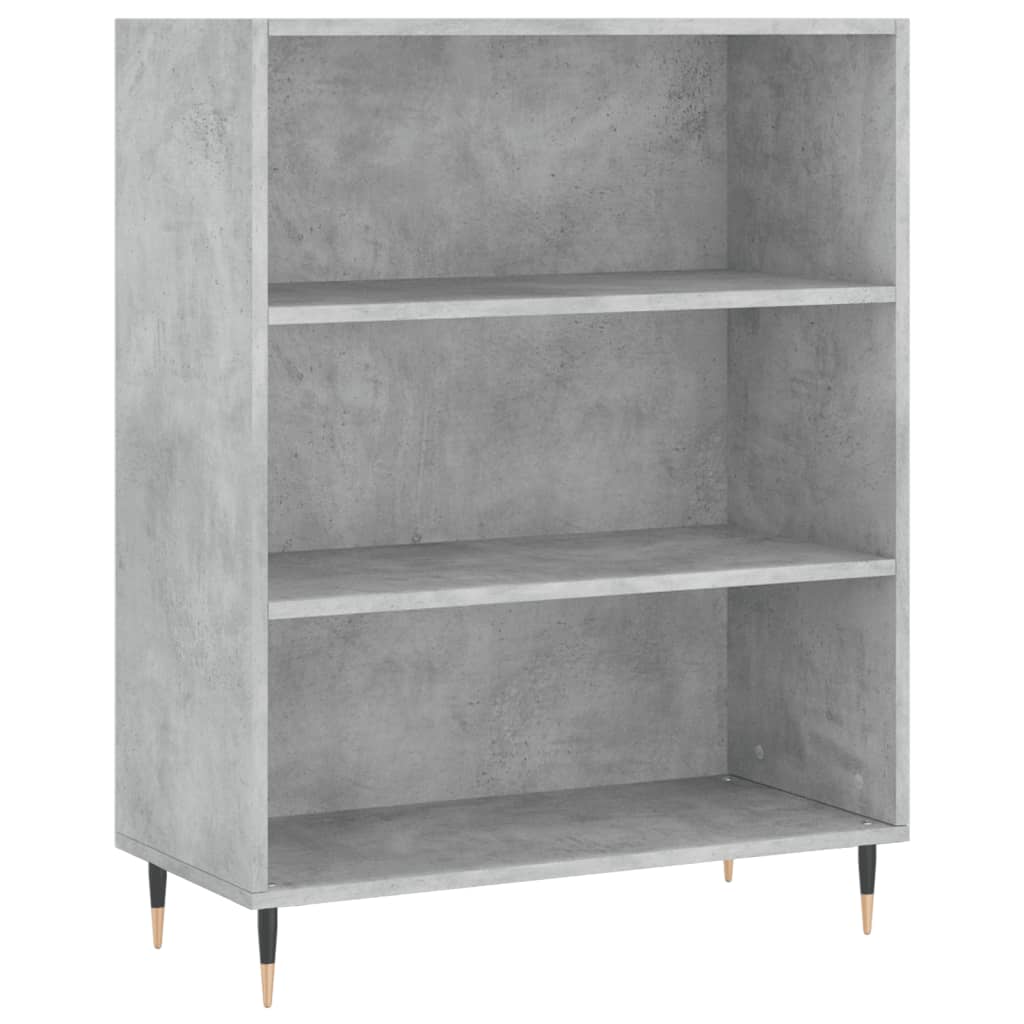 Estantería Vidaxl de Madera Contrachapada 69,5x32,5x90 Cm - Blanco/Negro