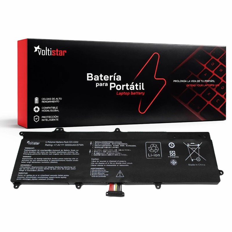 BATERÍA PARA PORTÁTIL ASUS VIVOBOOK X201E S200 SERIES C21-X202