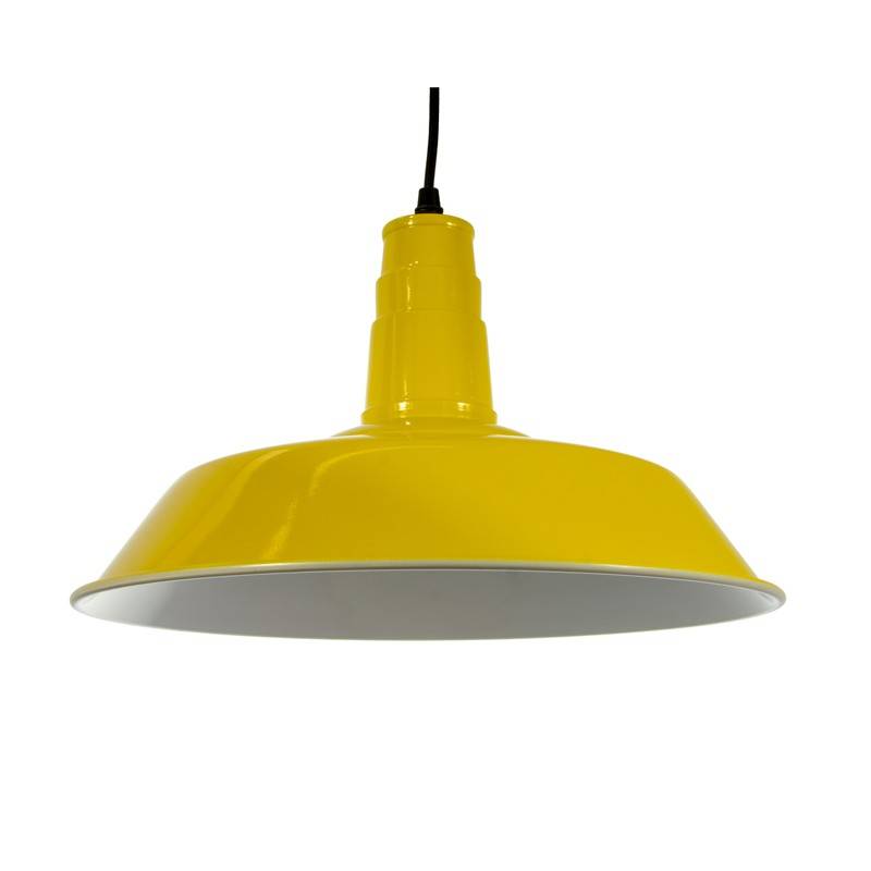 ALPINALUZ Lámpara de Techo Roja Estilo Industrial, Diámetro 36 cm, Metal de Alta Calidad, Casquillo E27, Diseño Moderno y Elegante