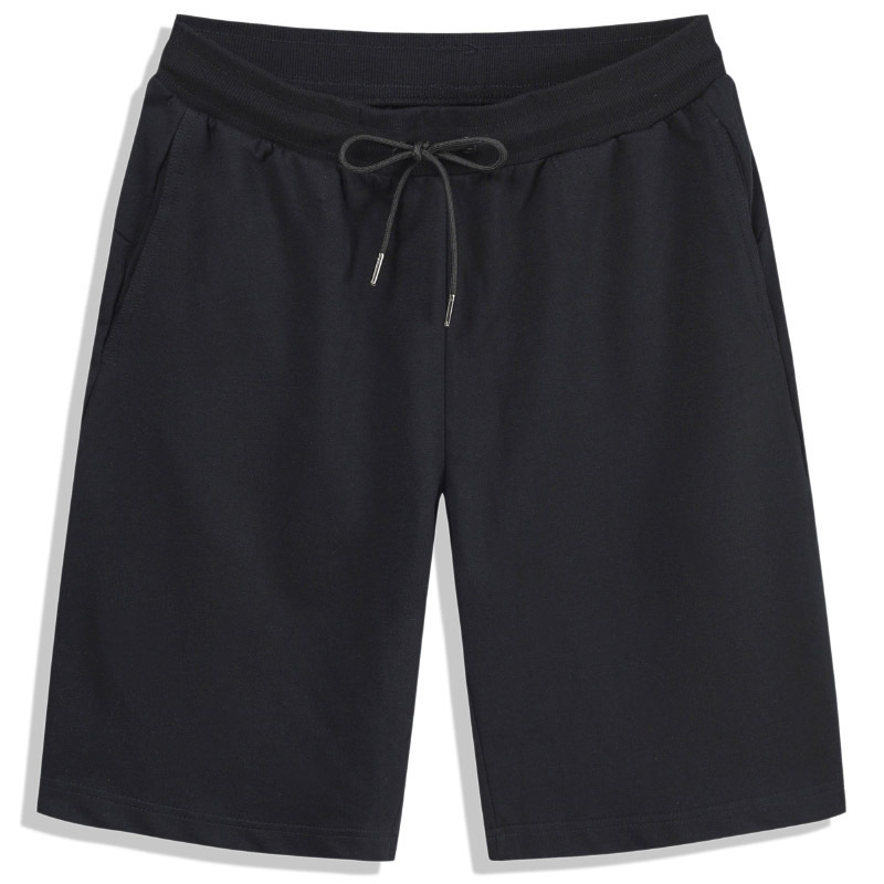 TK Shorts De Verano Para Hombre Sólidos Cintura Media Elasticidad Pantalones Deportivos Transpirables Con Cierre De Cordón 5 Piezas Conjunto Casual