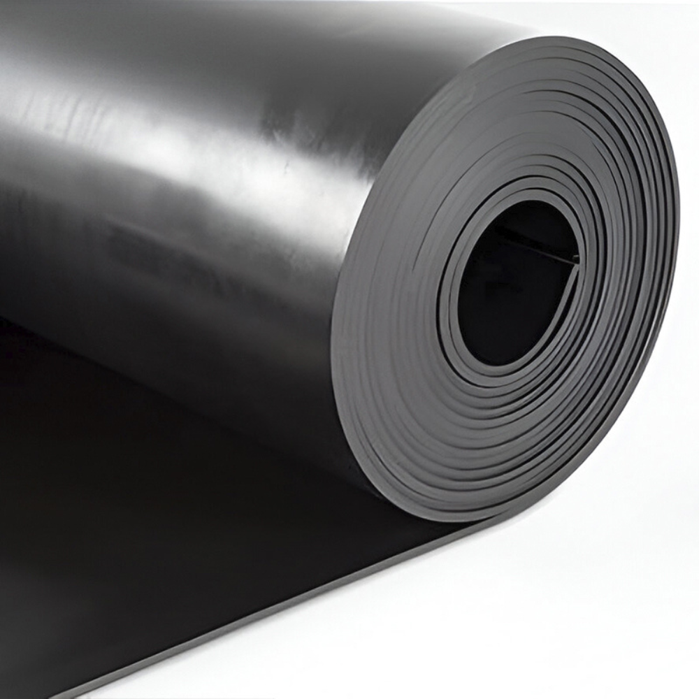 Arquiservi - Suelo de Goma Lisa Gimnasio 5MM Suelo Industrial Resistente para talleres, garajes y comercios. Taller, Almacén, Industrias, Vehículos, Metro