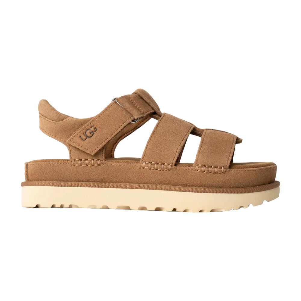 Sandalias Marrones UGG Goldenstar Strap Chestnut con Plantilla Acolchada