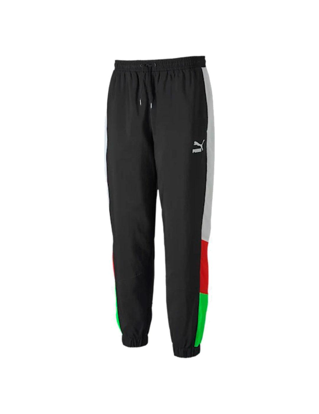 Puma Pantalón Hombre TFS OG Negro Retro Cintura Alta Elástica
