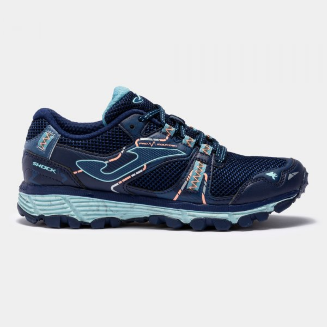 Deportivo Joma Shock Trail Running TKSHLW2203 Mi Tienda - Zapato Deportivo para Atletas Al Aire Libre - Tecnología de Amortiguación y Suela Antideslizante - Comodidad y Seguridad en Terrenos Irregulares - Resistente para Caminar por la Naturaleza