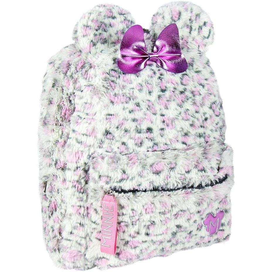 Cerdá - Mochila Casual Pelo Pelo Minnie Color Rosa