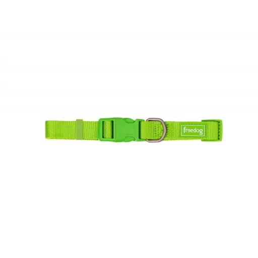 Freedog Collar Basic de Nylon Verde Lima - 35-60cm x 20mm