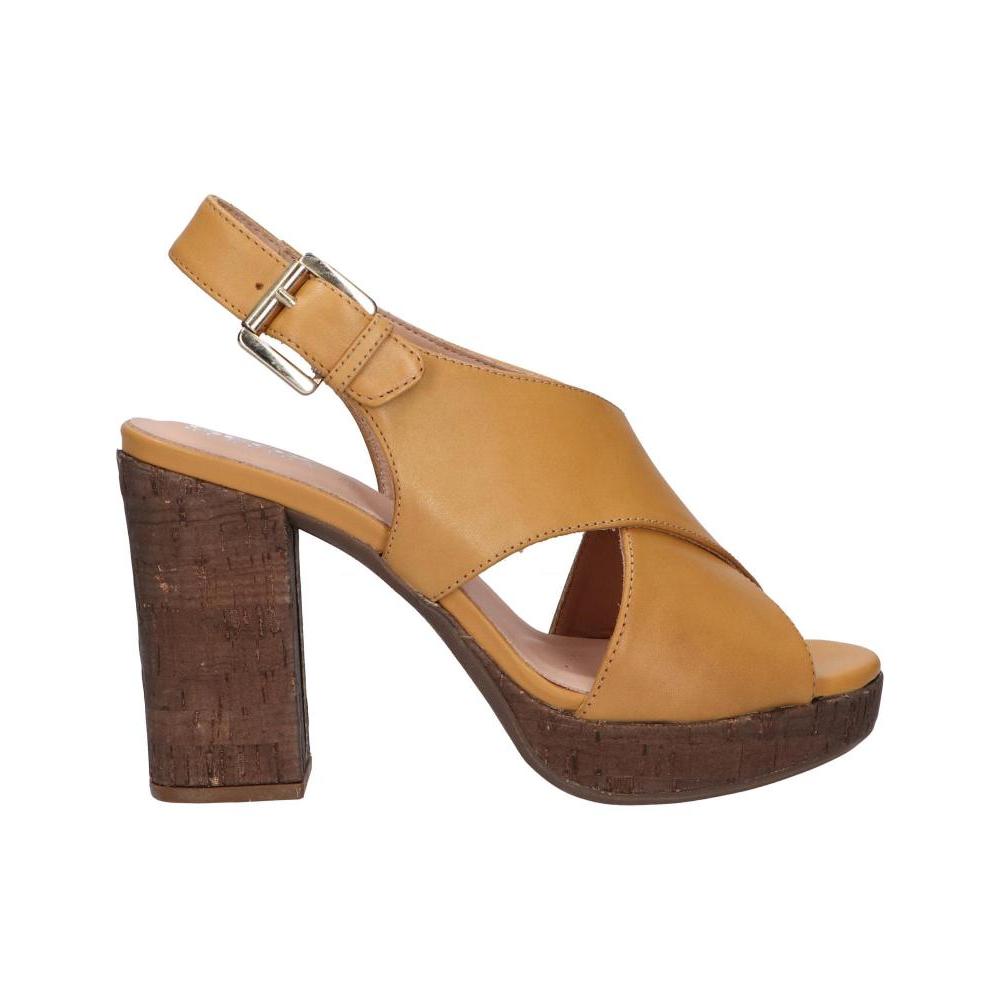 GEOX D02GRC 00043 D GERBERA HIGH C2112 OCHRE Women's Sandals