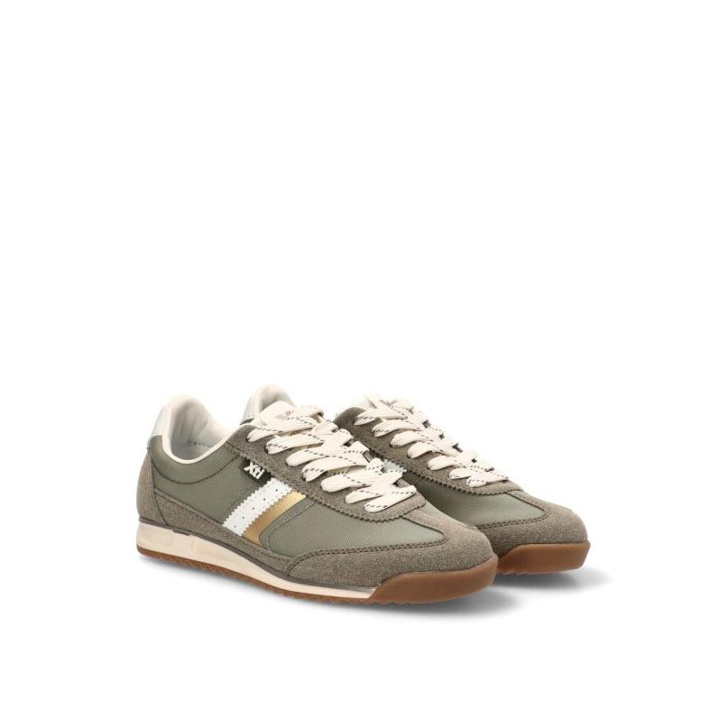 Zapatillas Casual Xti - Mujer - Suela Plana - Modelo 145090 - Color Kakhi