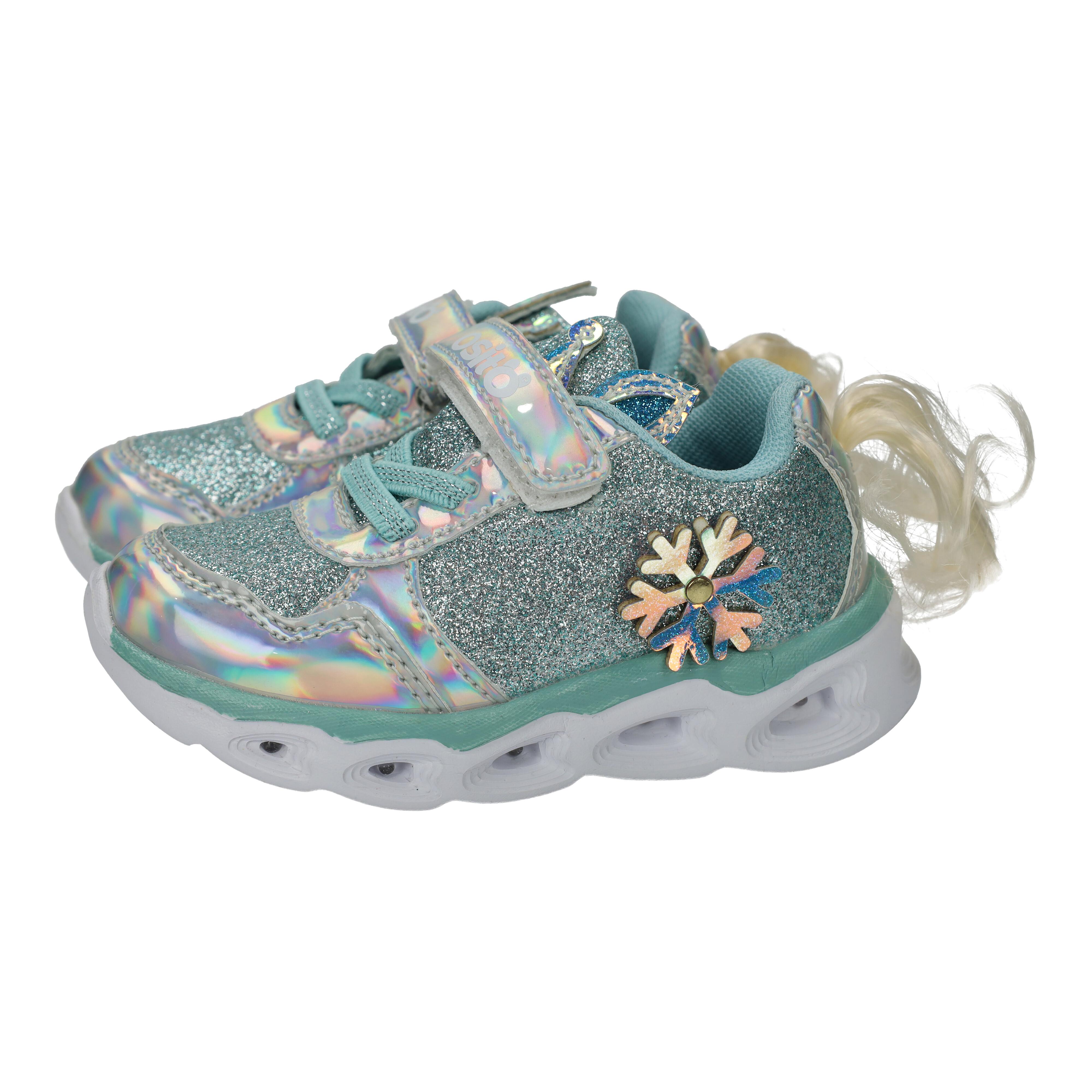Deportivos marca CONGUITOS para niña en color celeste. DEPORTIVAS FROZEN