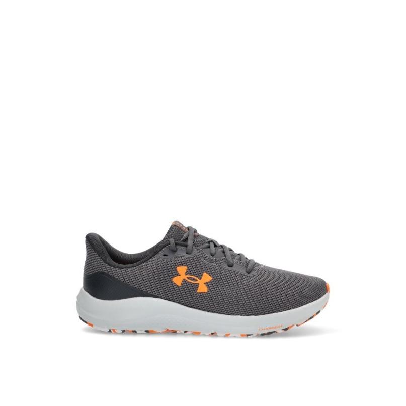 Zapatillas Running Under Armour - Hombre - Suela Plana - Modelo 3028254 - Color Gris