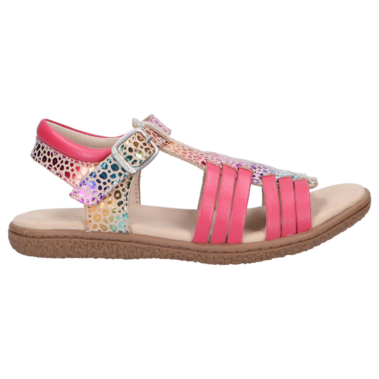 Women's and girls sandals kickers 784600 -30 verybest 113 beige rose multicolor