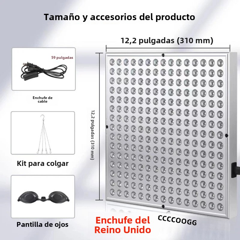 Lámpara De Terapia Con Luz Roja LED Para El Rostro Anti-Edad Cuidado De La Piel Belleza 225 Luz LED Alivio Del Dolor Corporal Herramientas De Terapia Física