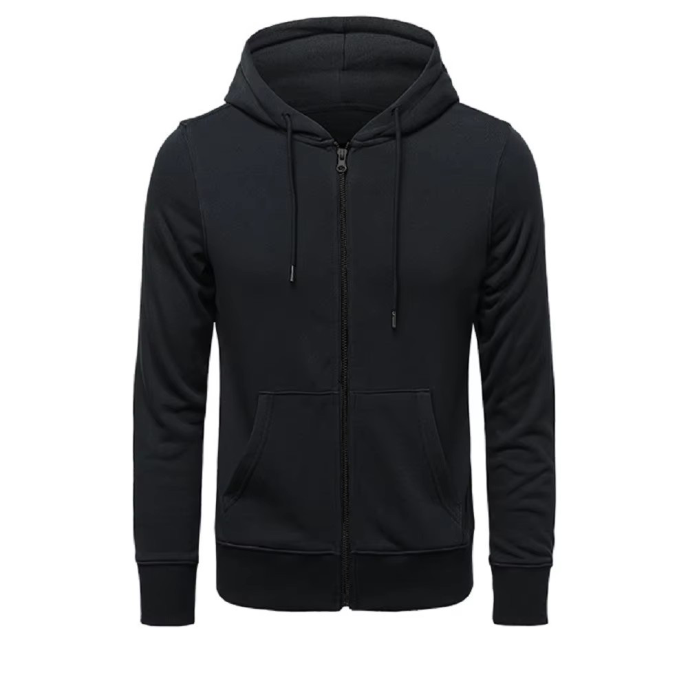 TK Sudadera De Alta Calidad Para Hombre Estilo Retro Harajuku Color Sólido Chaqueta De Calle Alta Suéter Casual Suelto Abrigo