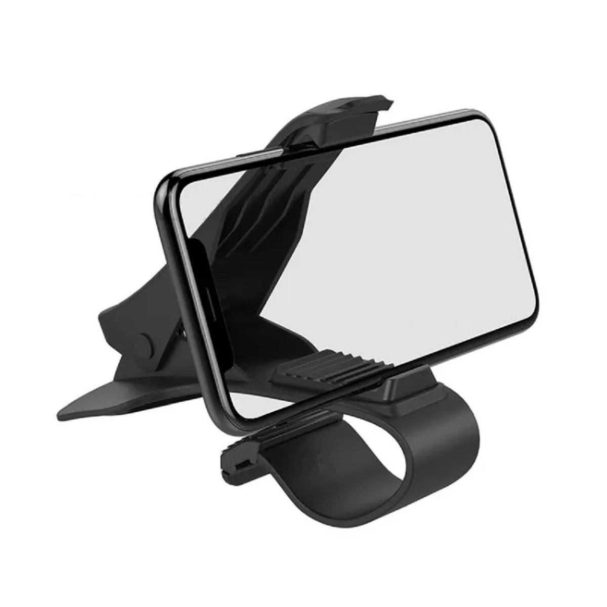 para Vivo V21E 5G (2021) Soporte de Pinza para Smartphone y GPS con Clip para Salpicadero de Coche - Negro
