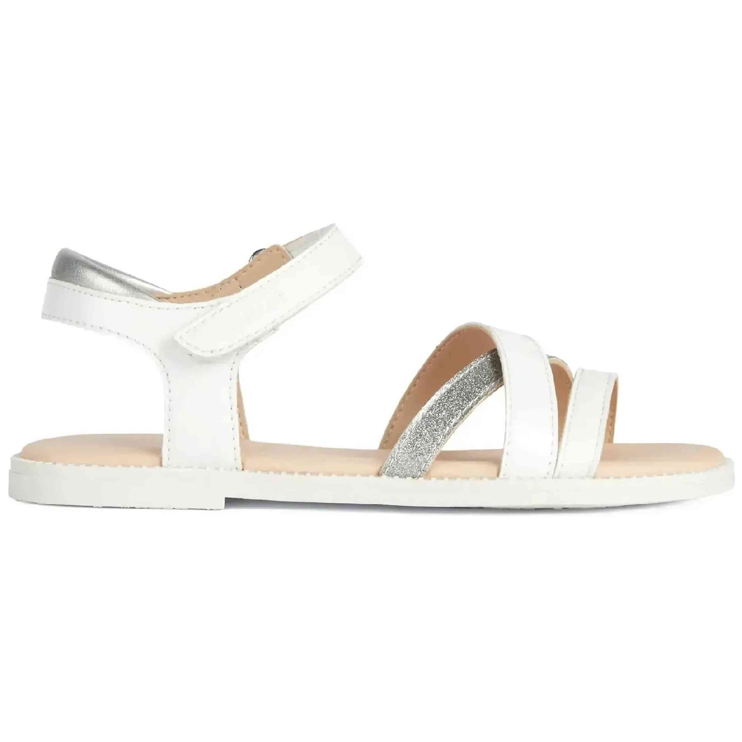 Sandalias Geox modelo Karly para Niñas en color Blanco