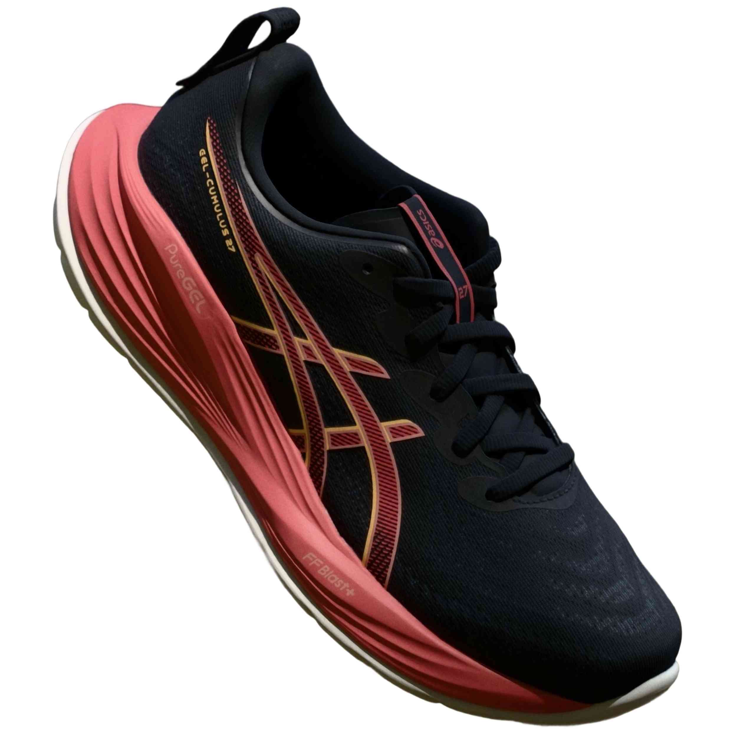 Zapatillas De Running Asics modelo 1012B772-003 para Mujer en color BLACK/ORANGE GLOW