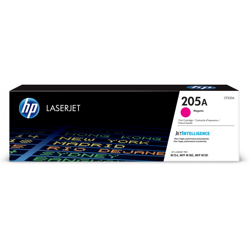 HP - Cartucho de tóner Original LaserJet 205A magenta CF533A