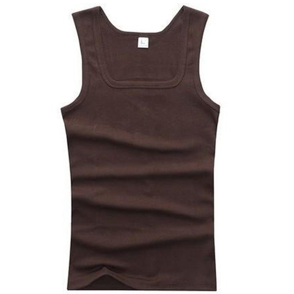 OmHome Hot Sale Summer Male clothes Women Basic Elastic tank top Pure Cotton Sleeveless Men's t-shirt Bodybuilding Fitness T-shirt