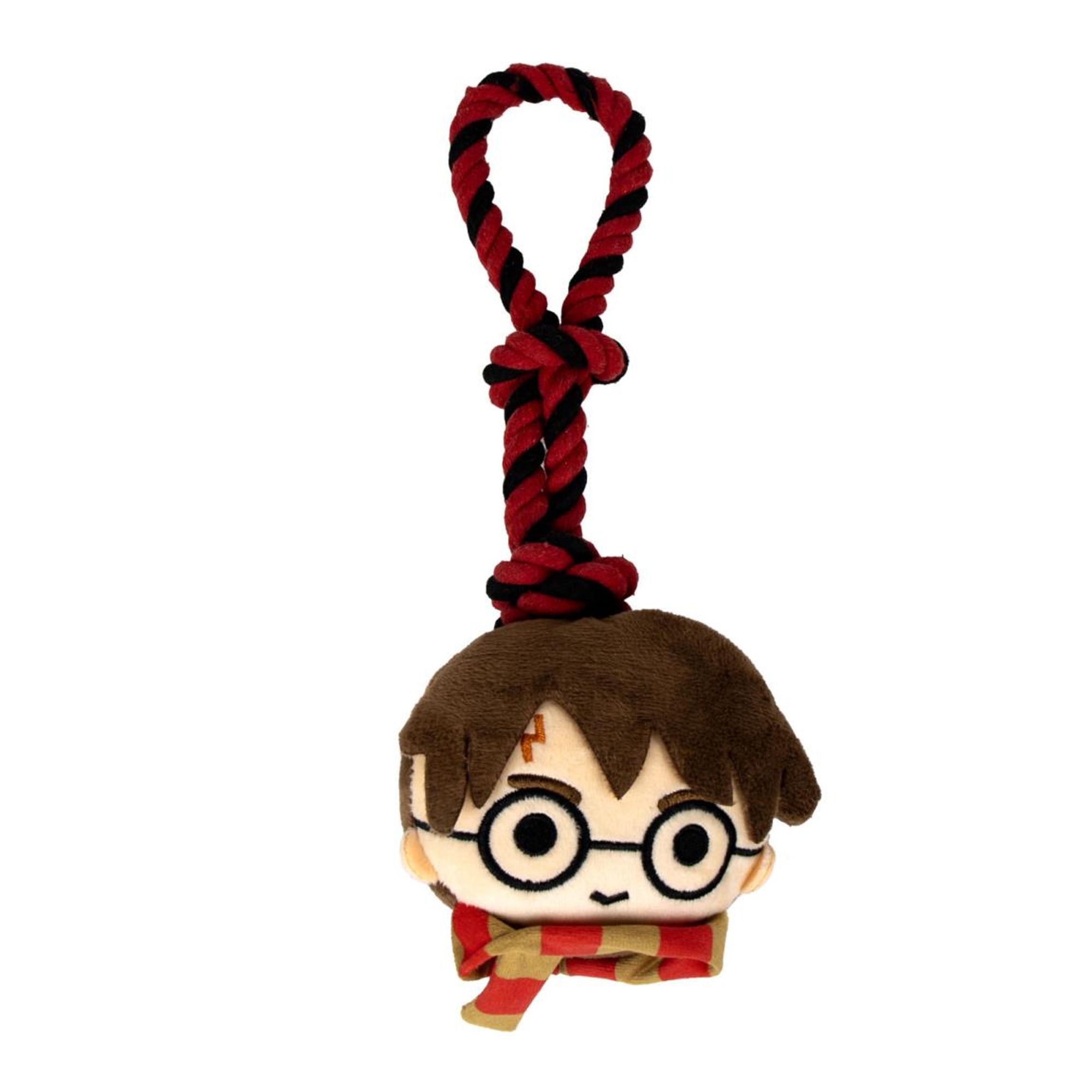 Cuerda de Juguete Harry Potter para Perros, Cuerda Trenzada Resistente con Peluche de Personaje, diseño divertido y colorido, Ideal para Juegos Interactivos en Casa o Paseos