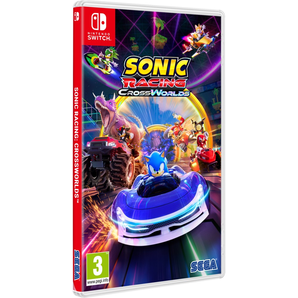 SONIC RACING CROSSWORLDS SWITCH JUEGO FÍSICO PARA NINTENDO SWITCH VERSIÓN ESPAÑOLA GARANTÍA EUROPEA EUROPEAN WARRANTY Nintendo