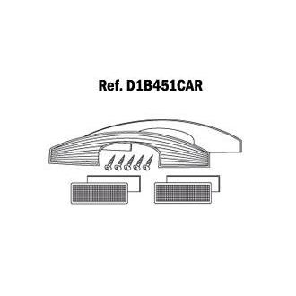 Recambio De Catadióptrico Transparente Para Baúl Sh 45 Sh45 D1B451CAR