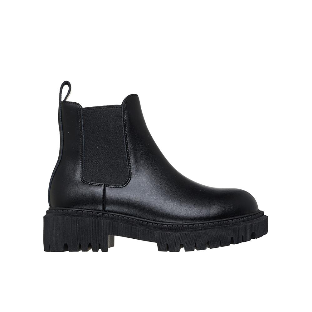 Skechers Modern Rugged - The Voyager Botines chelsea para mujer negro en piel 85722