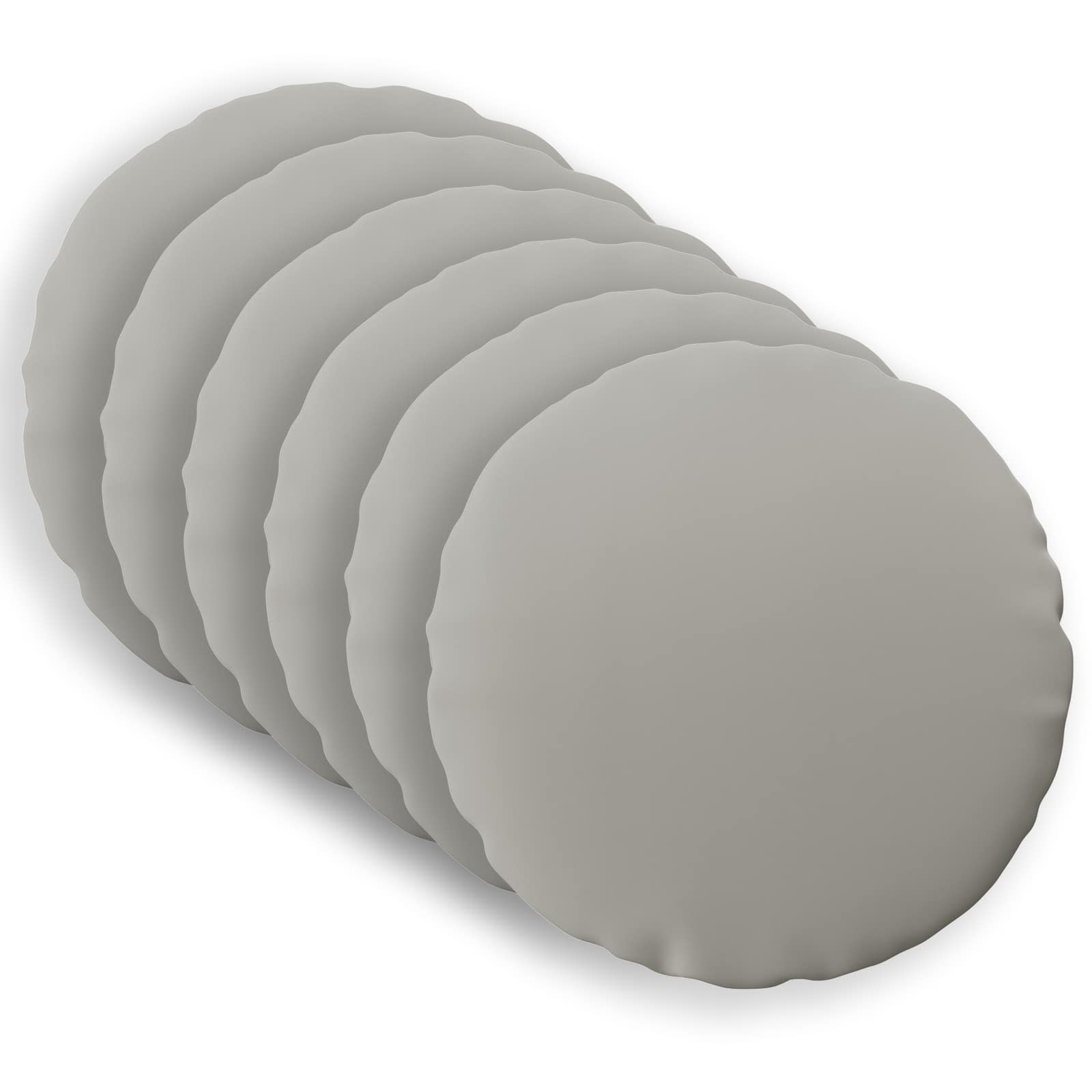 vidaXL Funda de almohada 6 uds. HEERLEN  Ø 50 cm Poliéster Multicolor