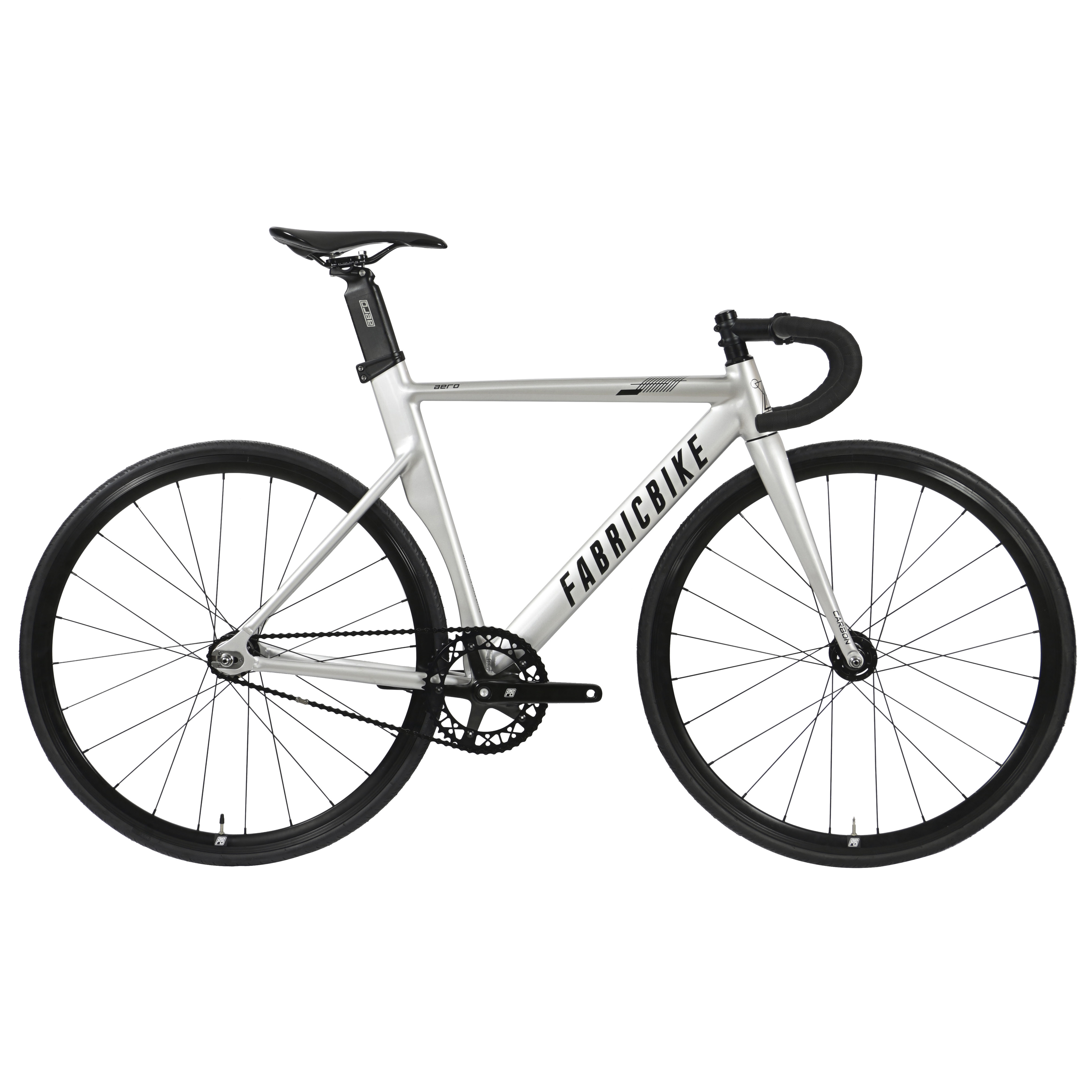 Fabricbike Aero - Bicicleta Fixed, Fixie, Single Speed, Aluminio y Carbono, Ruedas 28, 5 Colores, 3 Tallas