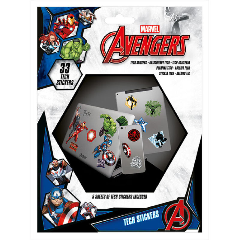 PYR - Vinilos decorativos Avengers 33 ud