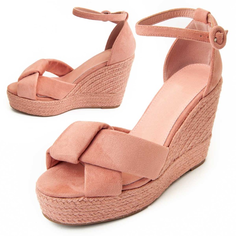 Sandalia De Cuña Para Mujer. Montevita Sparto501 91746