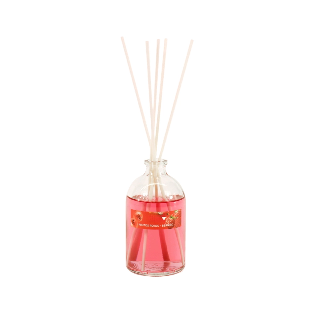 PLUSHOME Mikado Ambientador ,Frasco de Cristal 100ml y Varitas Difusoras