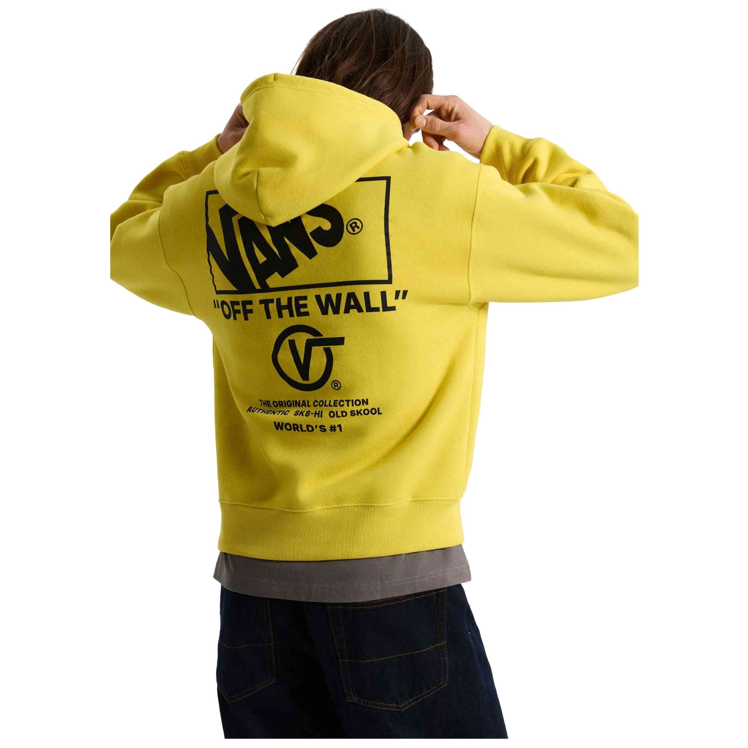 Jersey Vans modelo Stacked Hi Pullover en color Amarillo