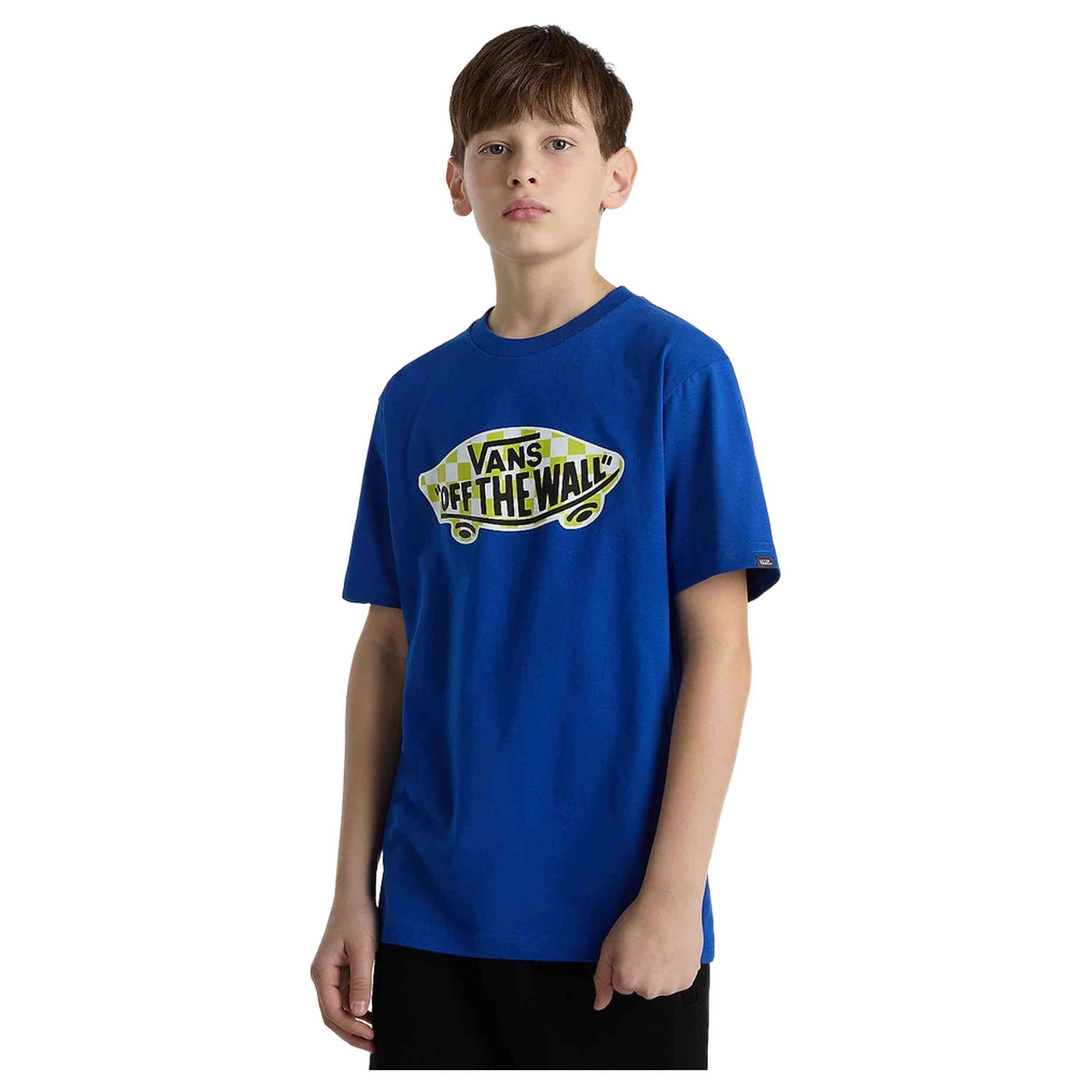 Camisetas De Manga Corta Vans modelo VN0002R4CG41 para Niños en color Azul