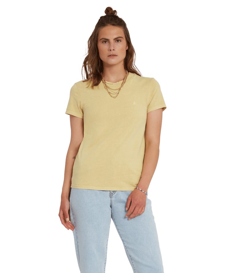 Volcom Solid Stone Emb Tee Wheat